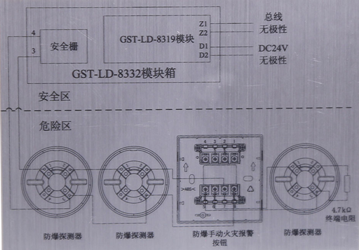 GST-LD-8332模塊箱接線圖